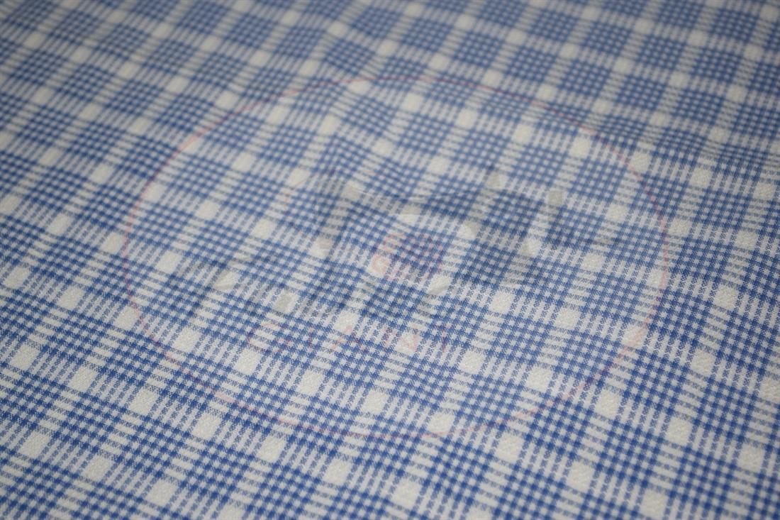 Light Blue Yarn Dyed Fabric