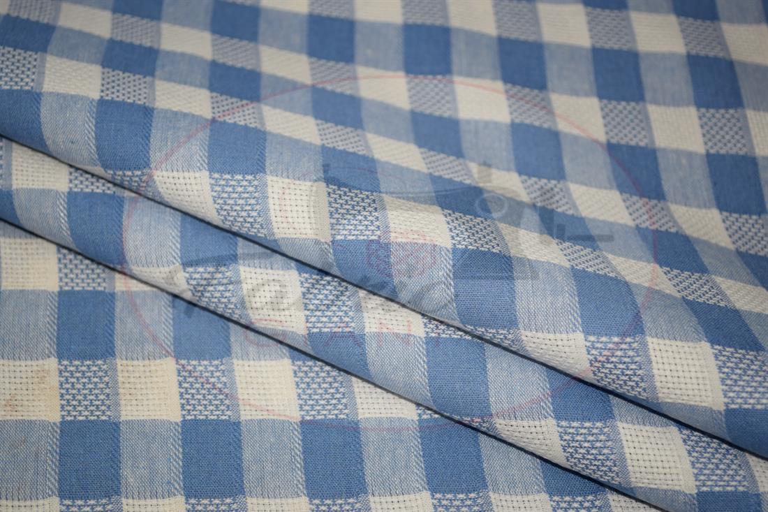 Light Blue Yarn Dyed Fabric