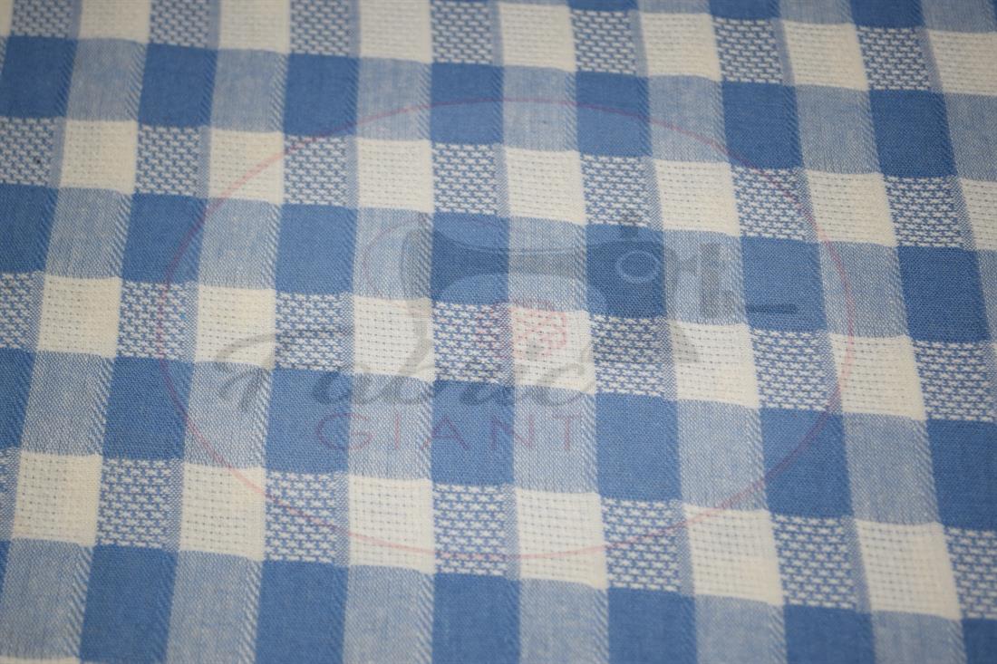 Light Blue Yarn Dyed Fabric