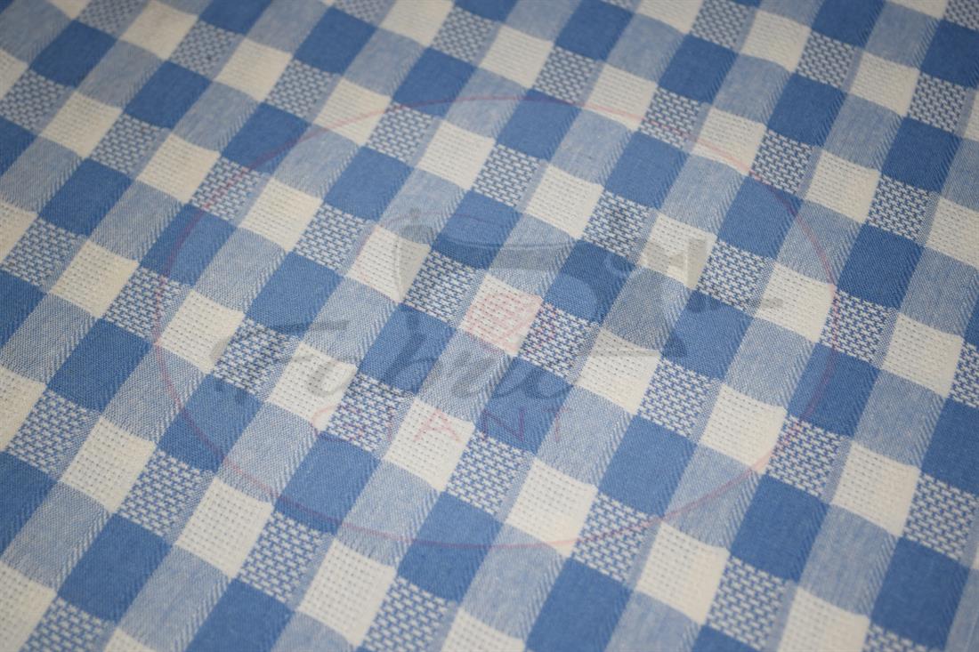 Light Blue Yarn Dyed Fabric