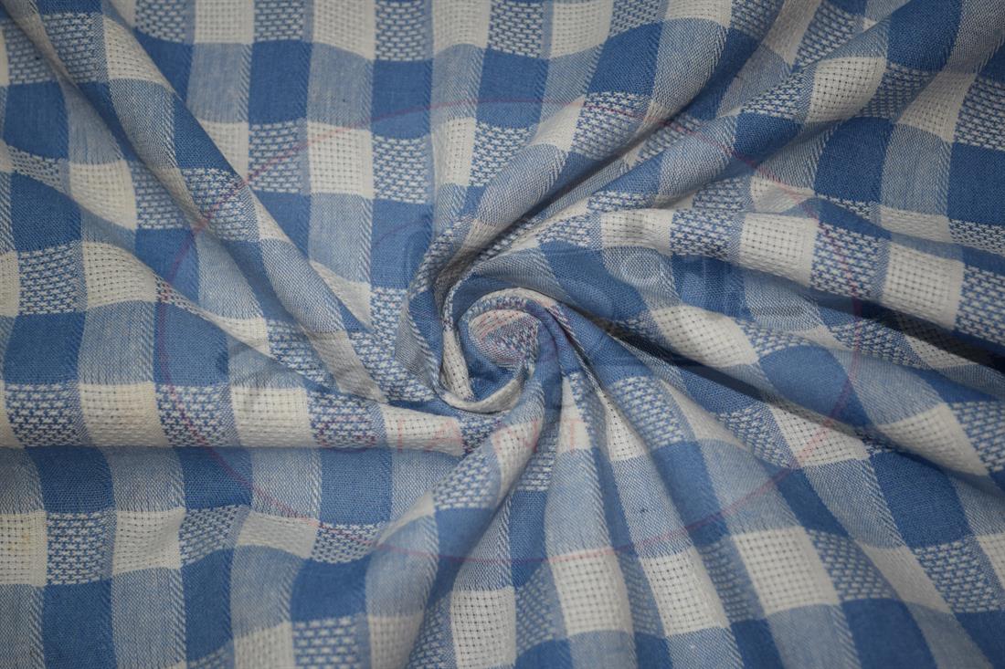 Light Blue Yarn Dyed Fabric