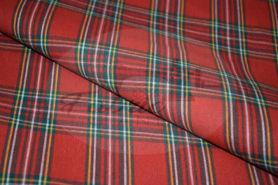 Red Yarn Dyed Fabric