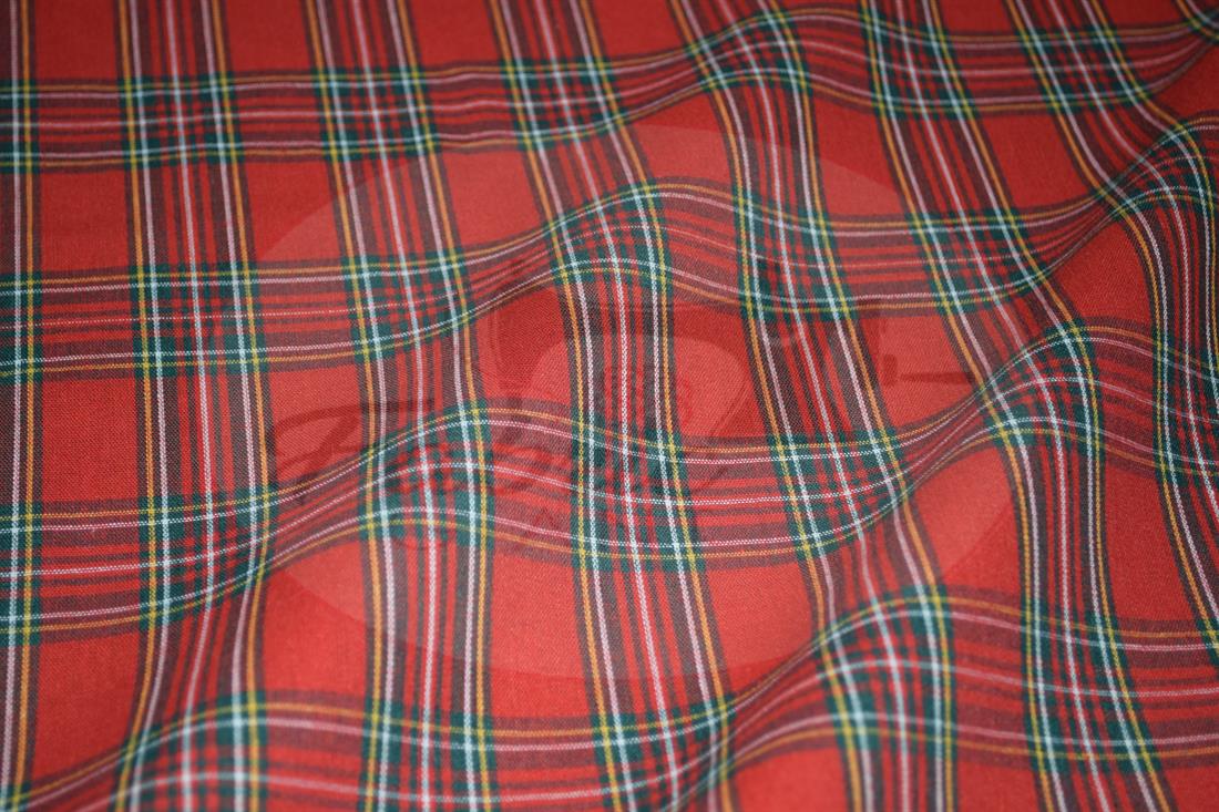 Red Yarn Dyed Fabric