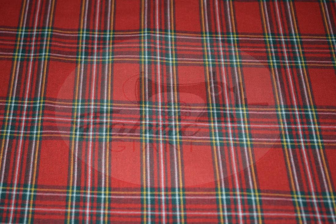 Red Yarn Dyed Fabric