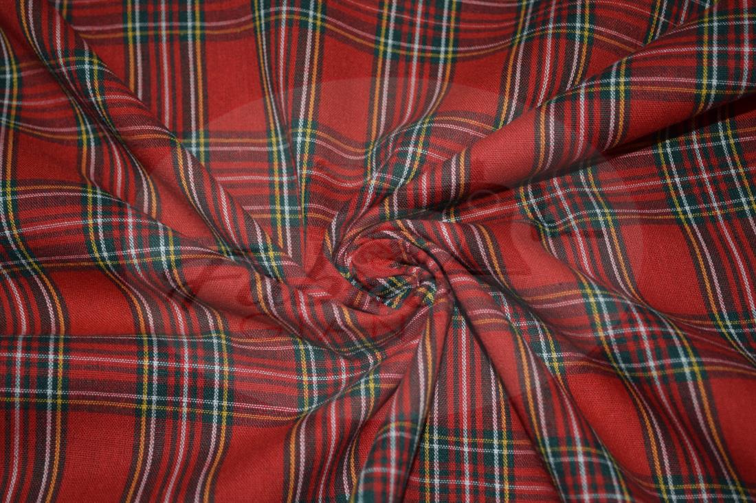 Red Yarn Dyed Fabric
