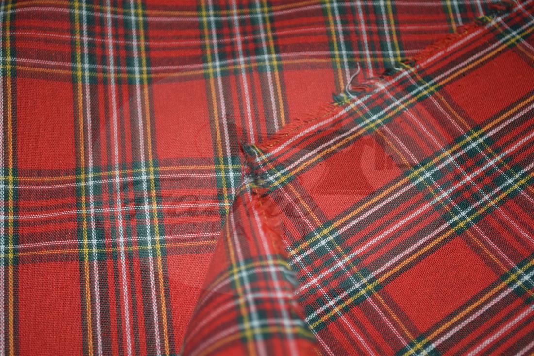 Red Yarn Dyed Fabric