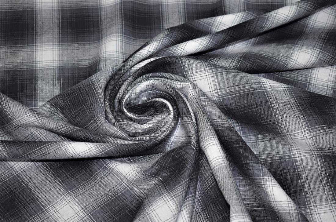 Black & White Yarn Dyed Fabric