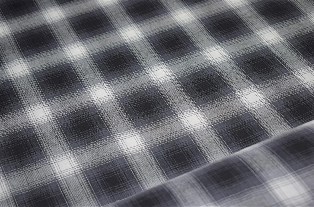 Black & White Yarn Dyed Fabric