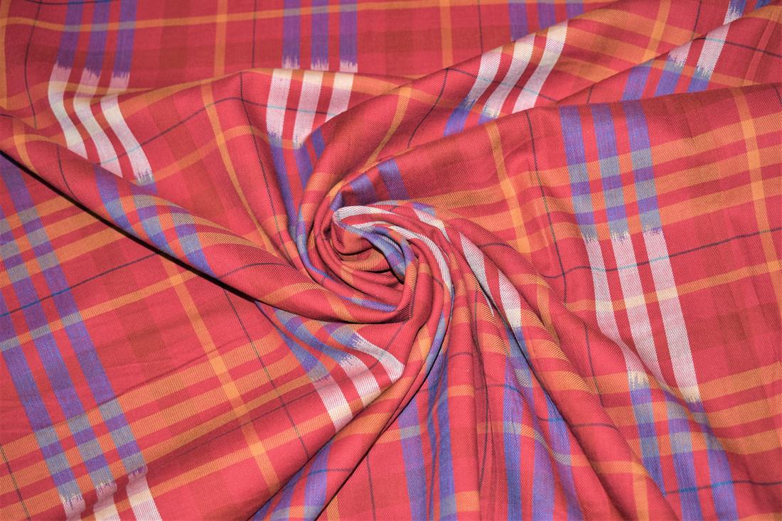 Red & Yellow Yarn Dyed Fabric