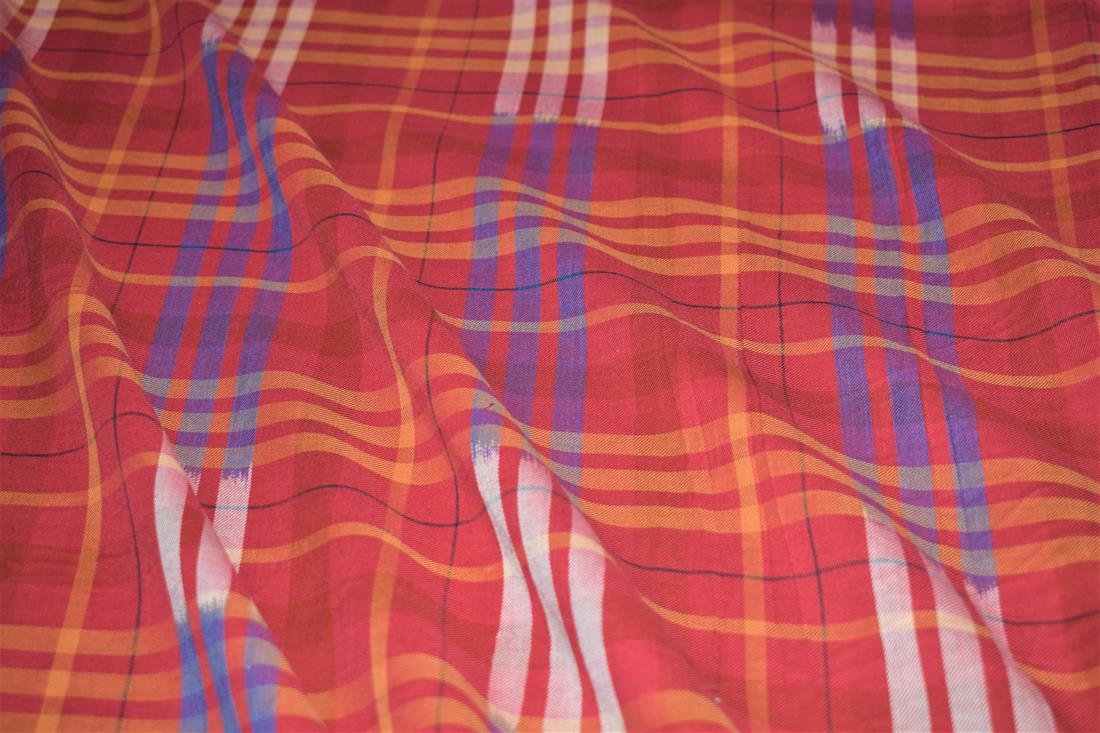 Red & Yellow Yarn Dyed Fabric