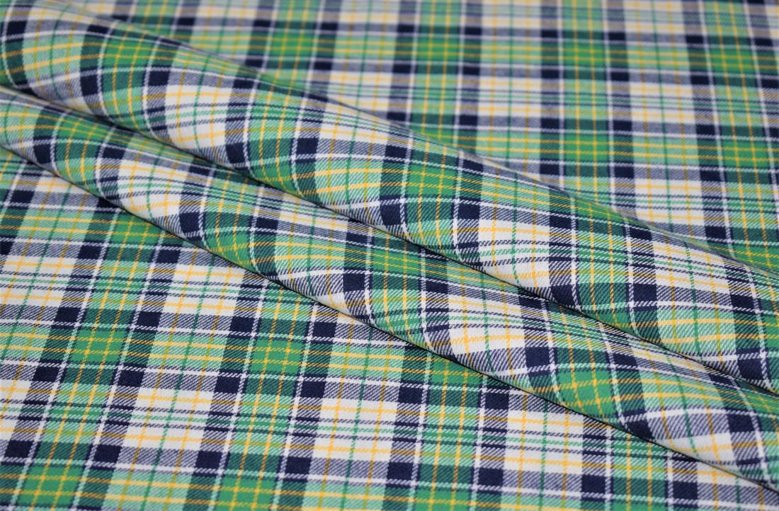 Lime Green Yarn Dyed Fabric