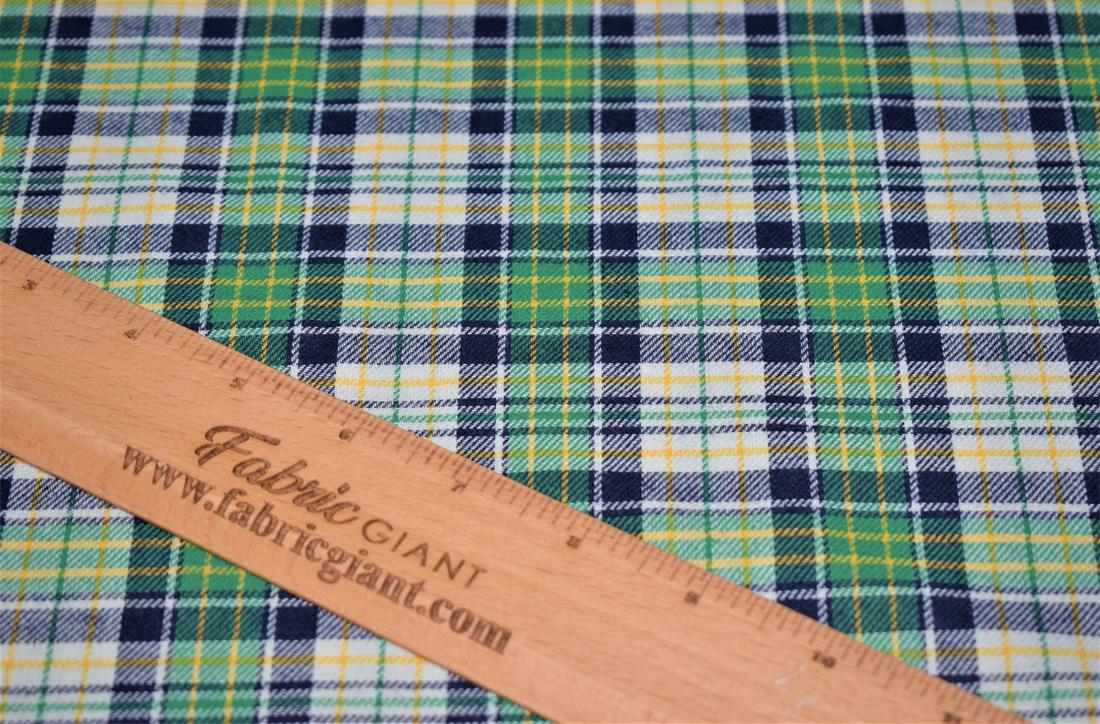 Lime Green Yarn Dyed Fabric