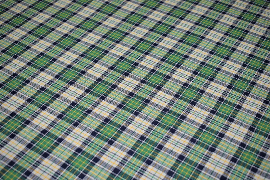 Lime Green Yarn Dyed Fabric