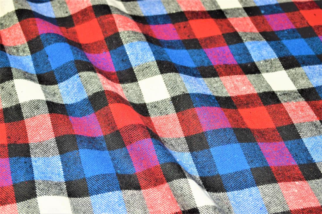 Blue & Red Blue and Red Tartan Yarn