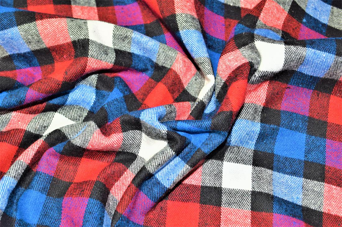 Blue & Red Blue and Red Tartan Yarn
