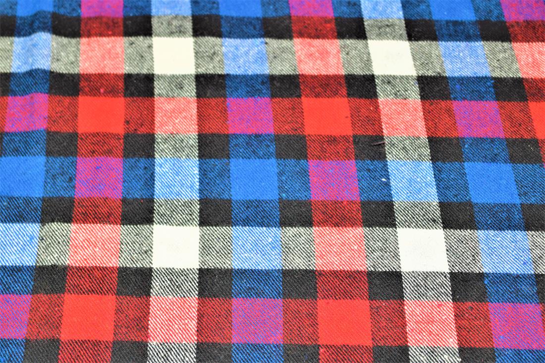 Blue & Red Blue and Red Tartan Yarn