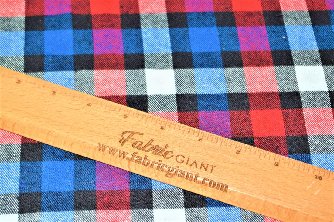 Blue & Red Blue and Red Tartan Yarn