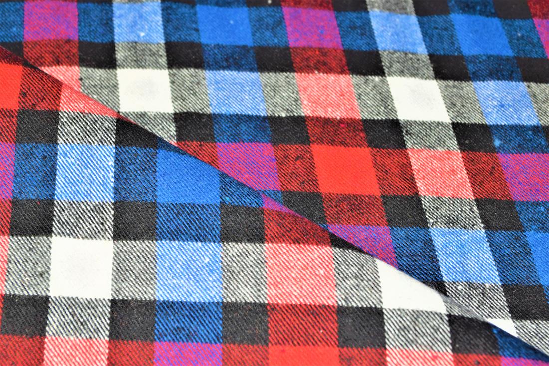 Blue & Red Blue and Red Tartan Yarn