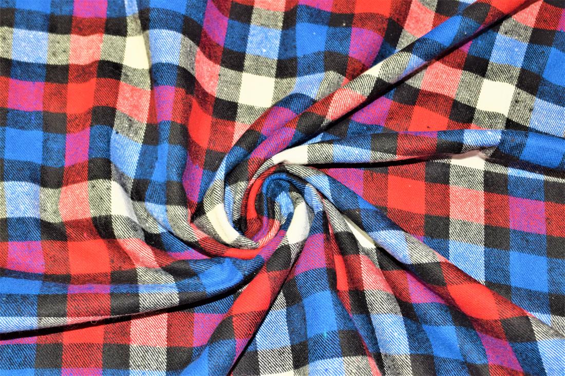 Blue & Red Blue and Red Tartan Yarn