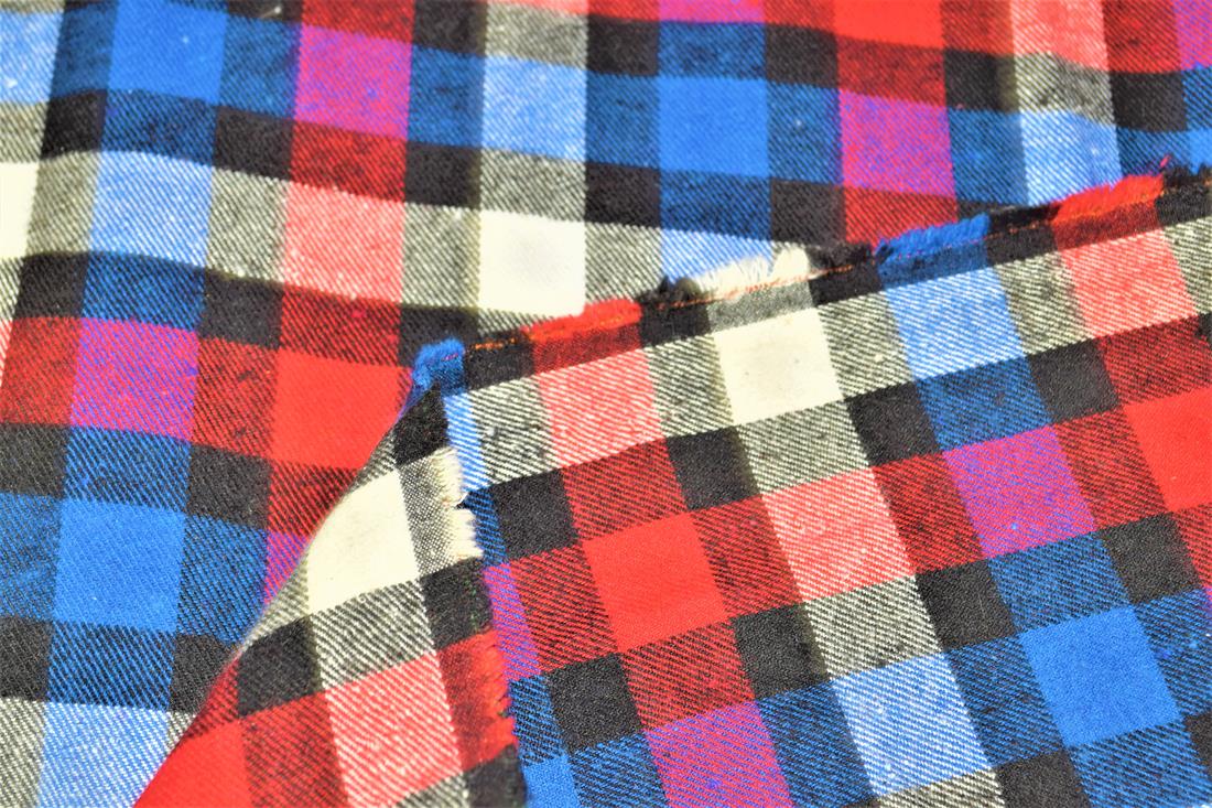 Blue & Red Blue and Red Tartan Yarn