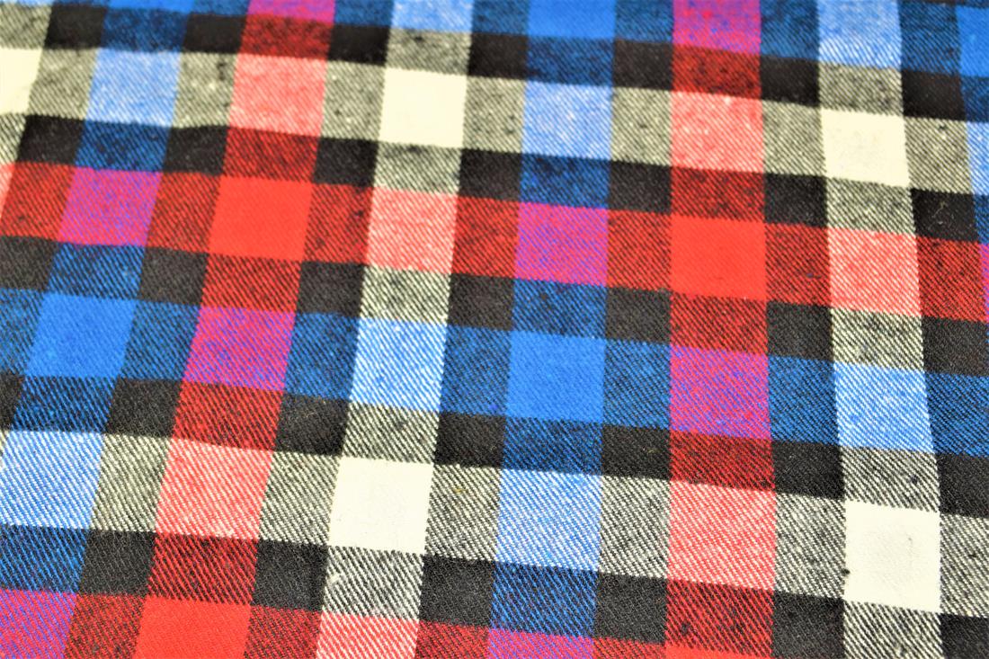 Blue & Red Blue and Red Tartan Yarn