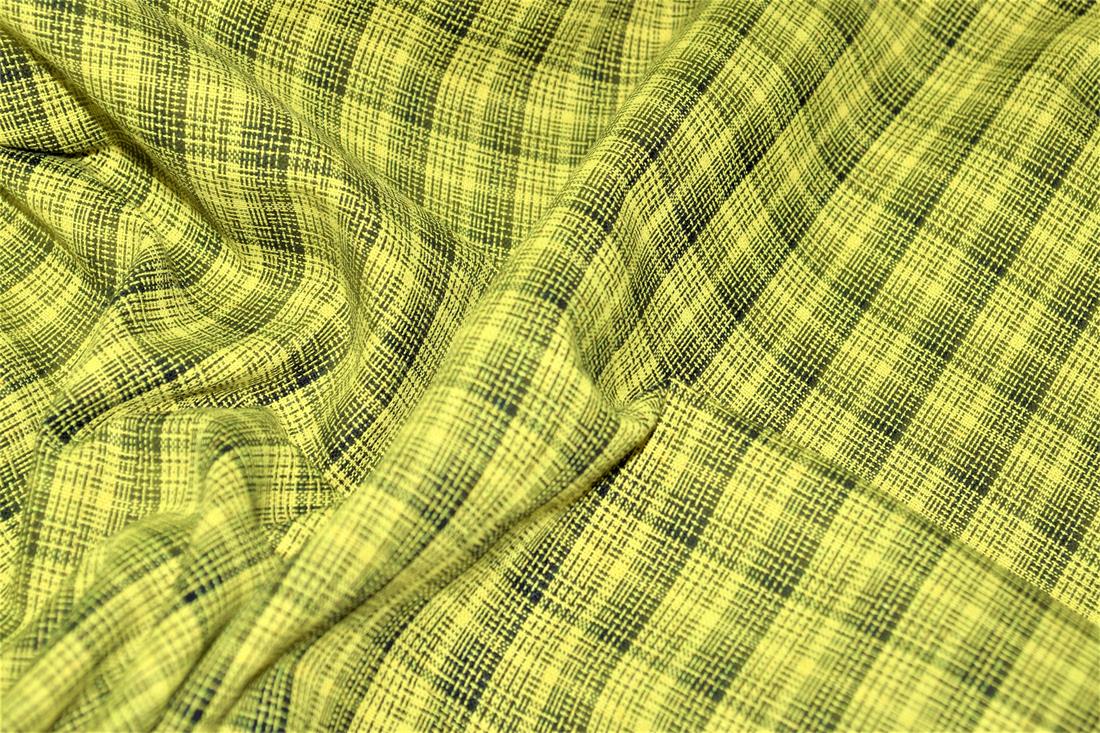 Lime Tartan Yarn