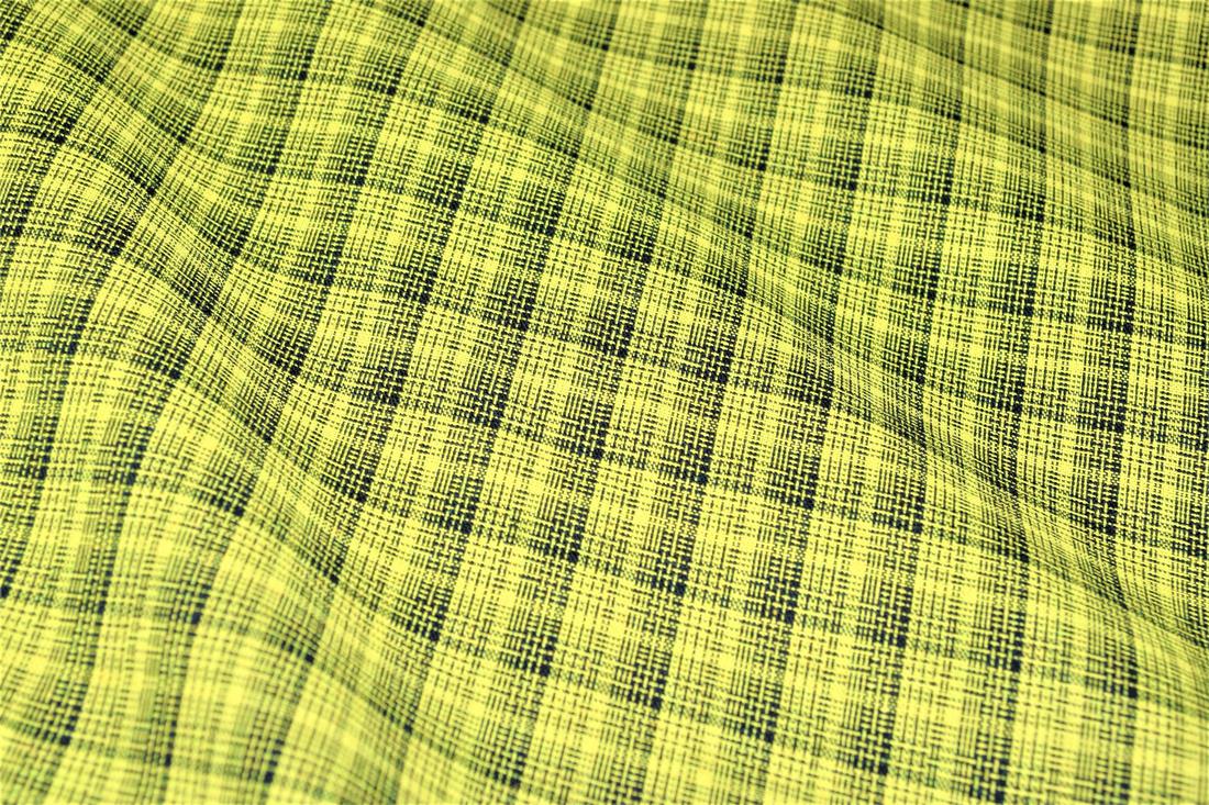 Lime Tartan Yarn