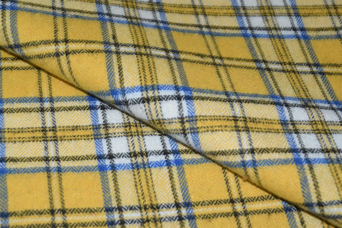 Yellow Yarn Dyed Fabric