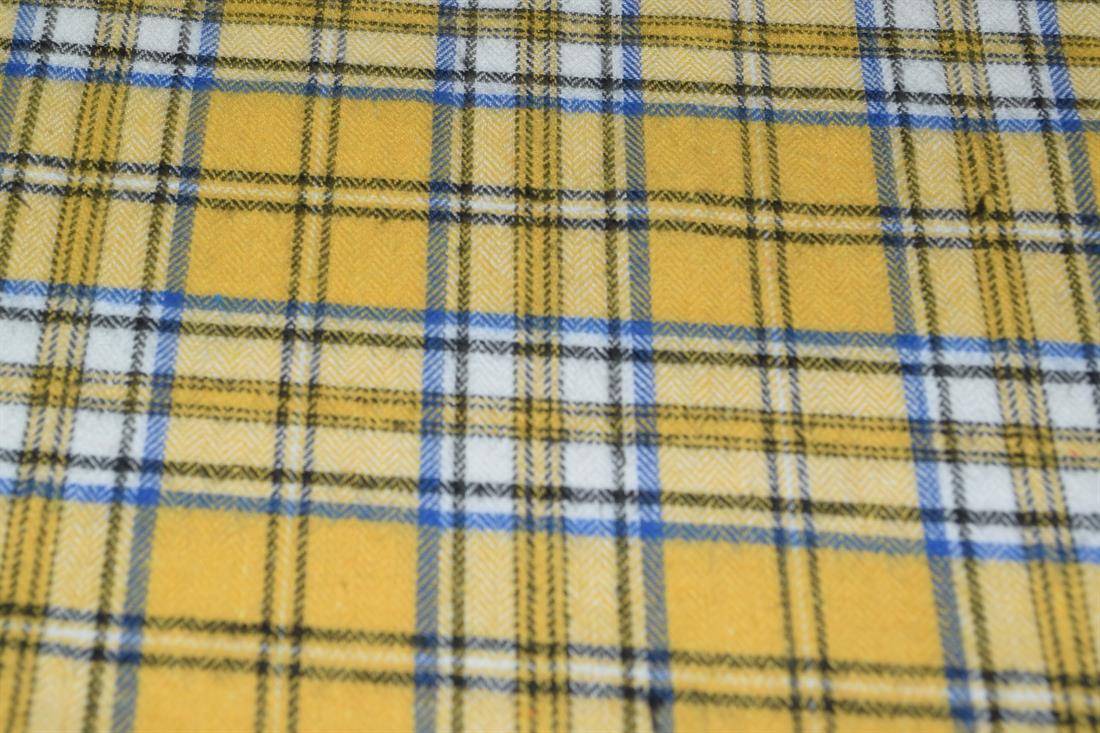 Yellow Yarn Dyed Fabric
