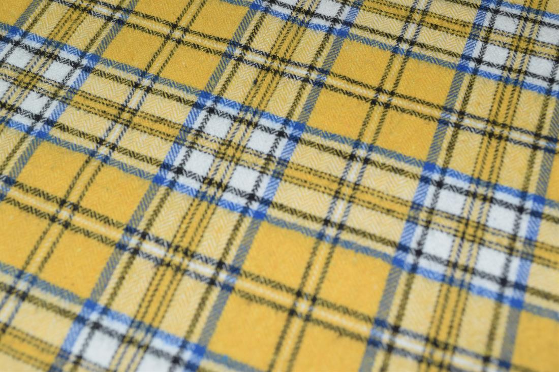Yellow Yarn Dyed Fabric