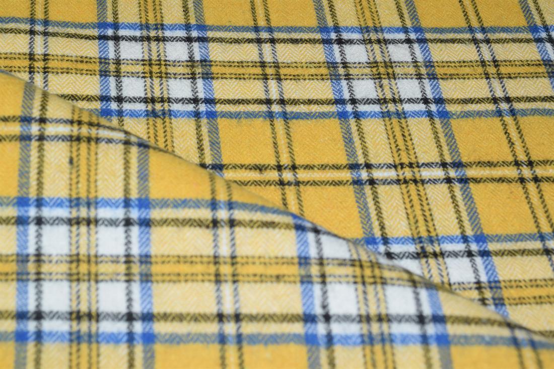 Yellow Yarn Dyed Fabric