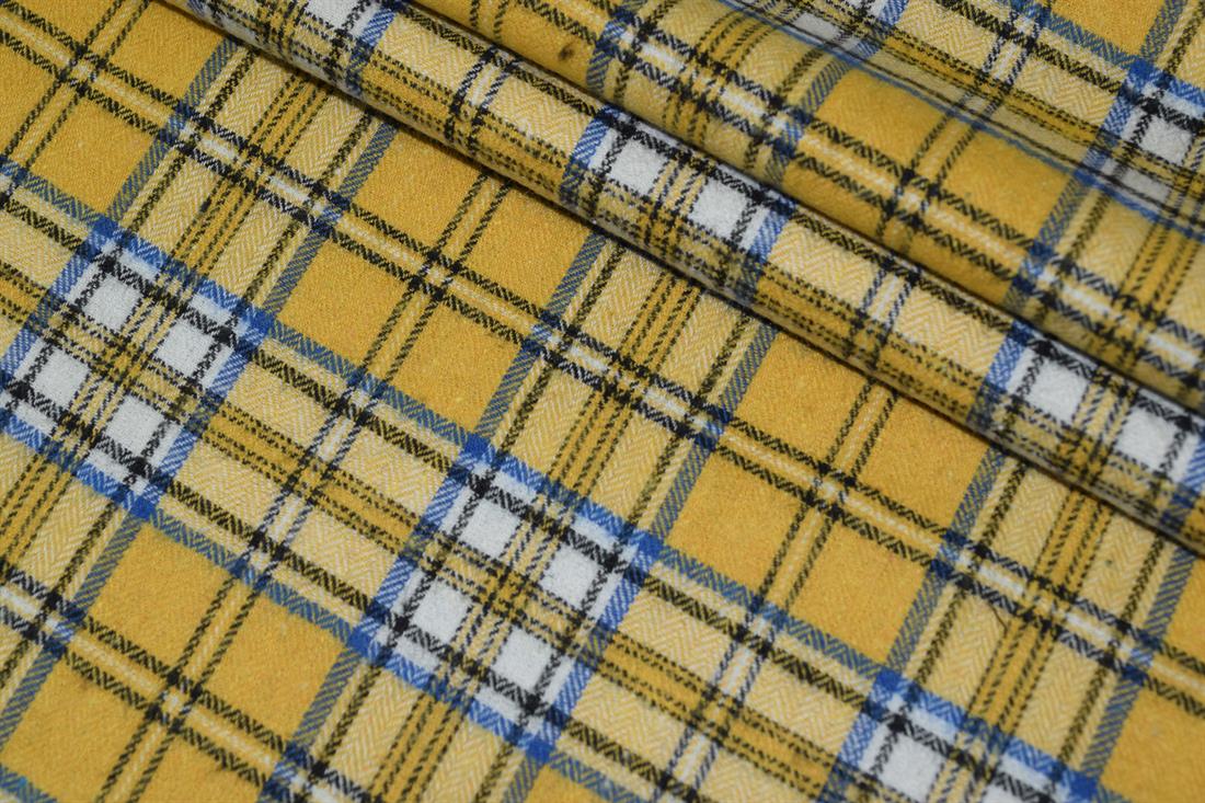 Yellow Yarn Dyed Fabric