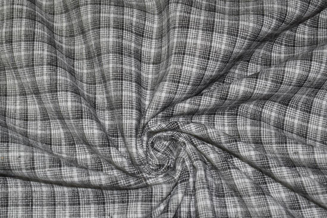 Grey Yarn Dyed Fabric
