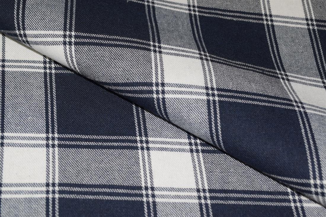 Blue Navy Tartan Yarn