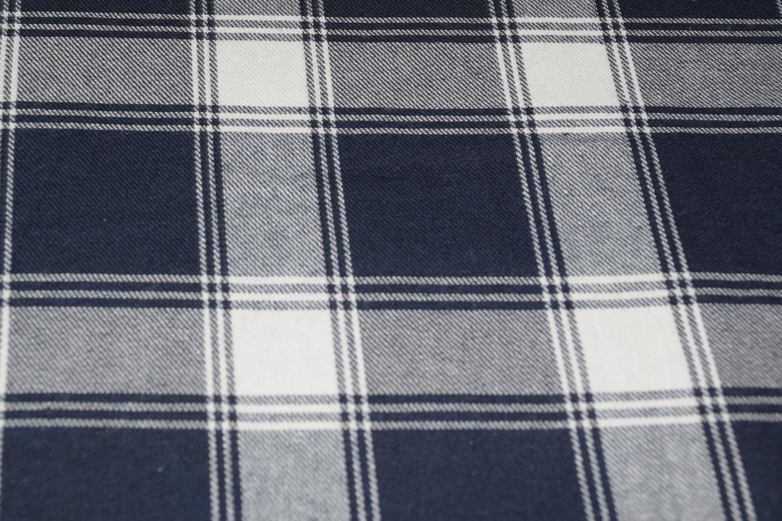 Blue Navy Tartan Yarn