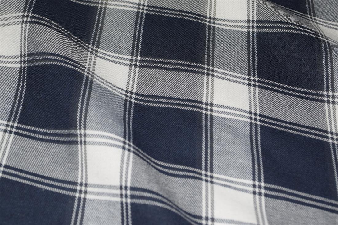 Blue Navy Tartan Yarn
