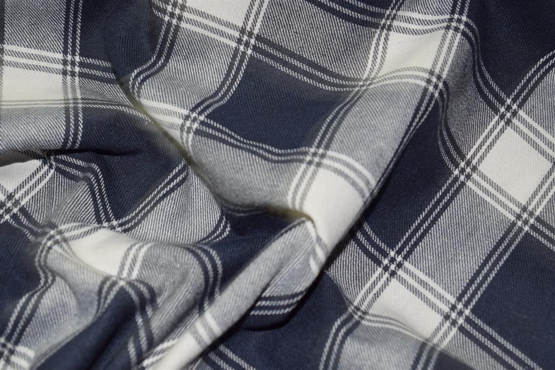 Blue Navy Tartan Yarn