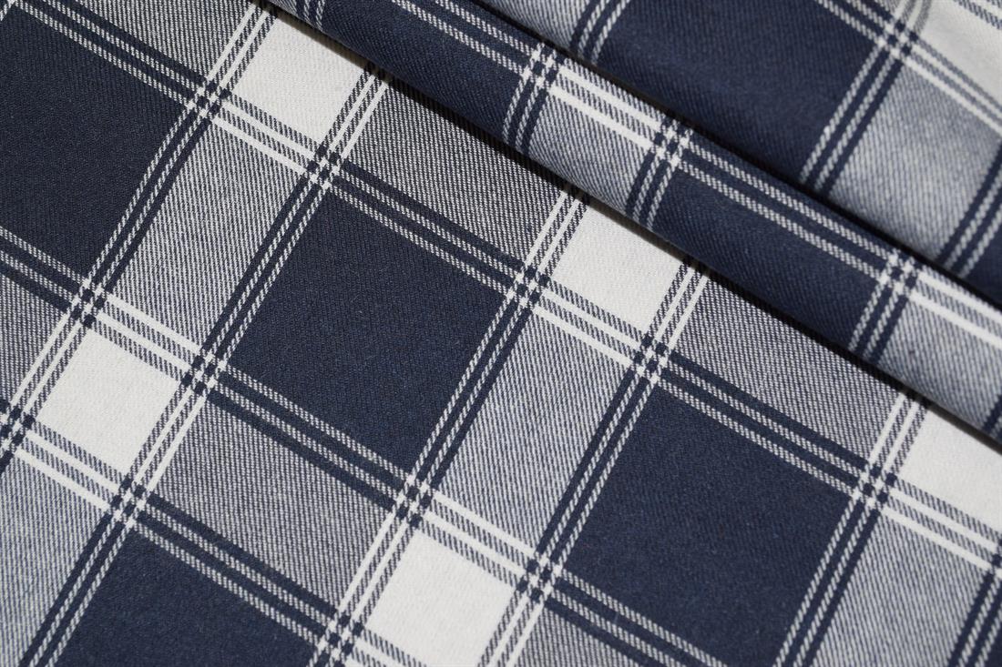 Blue Navy Tartan Yarn