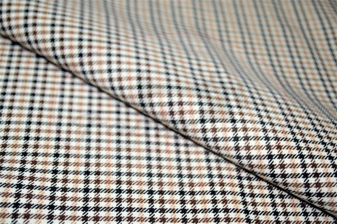 Beige Yarn Dyed Fabric