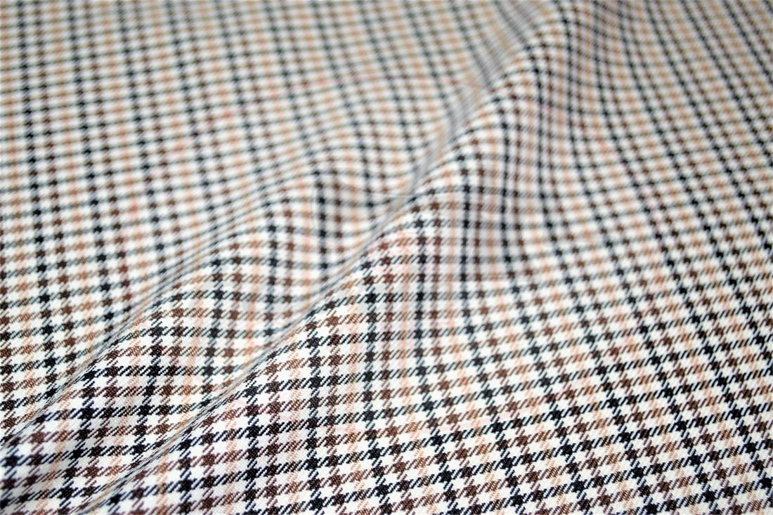 Beige Yarn Dyed Fabric