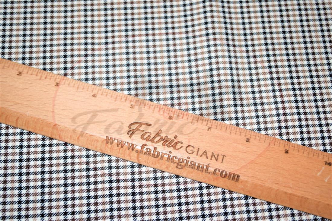 Beige Yarn Dyed Fabric