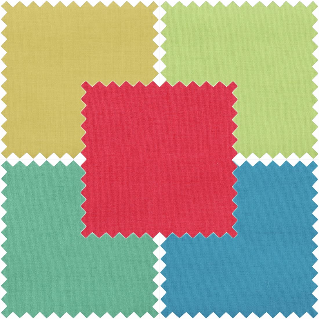 Brights Plain Fat Quarter Bundles