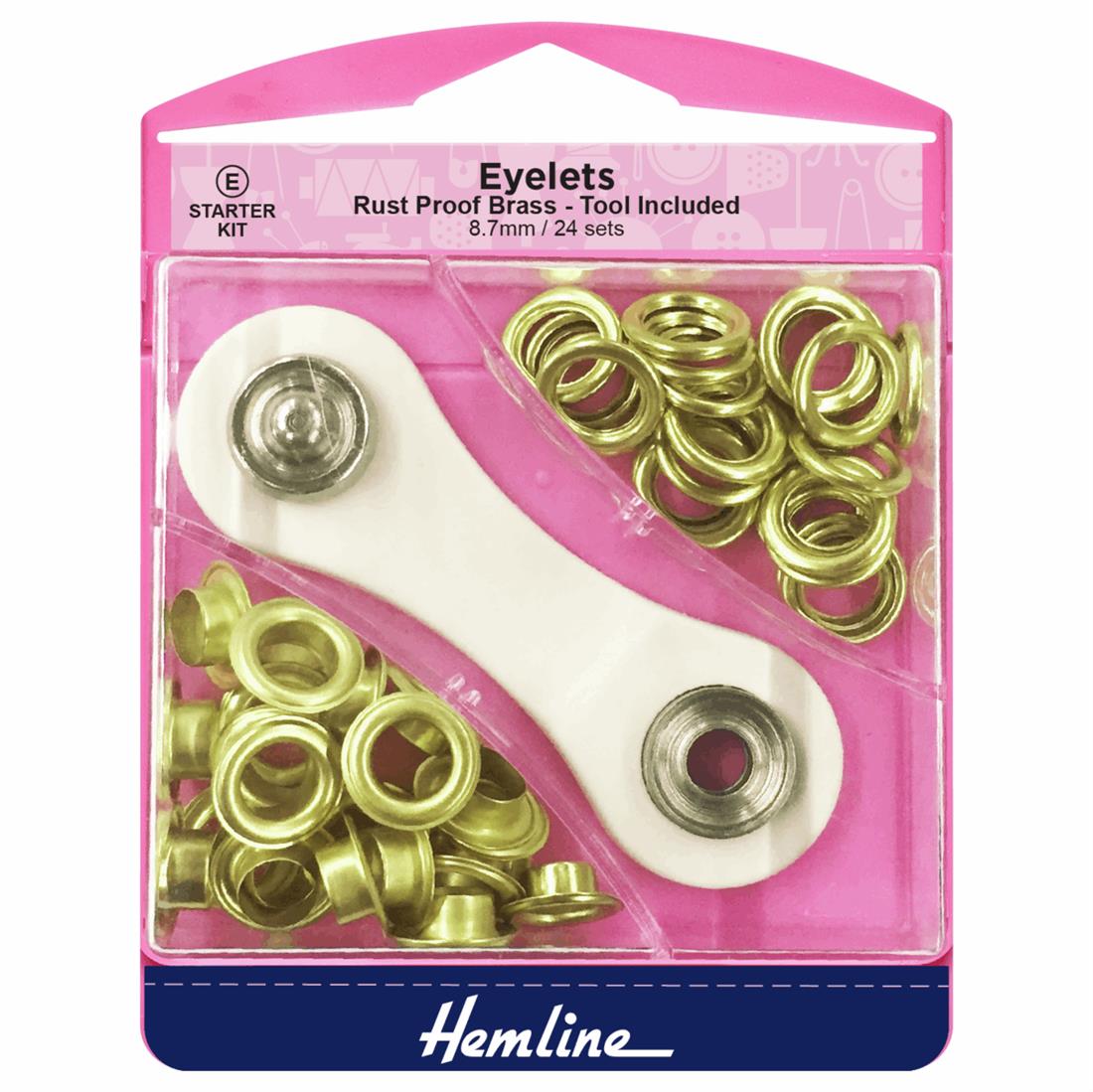 8.7mm Gold Eyelet Starter Kit