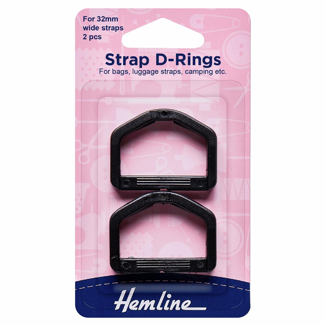 32mm Strap D Rings