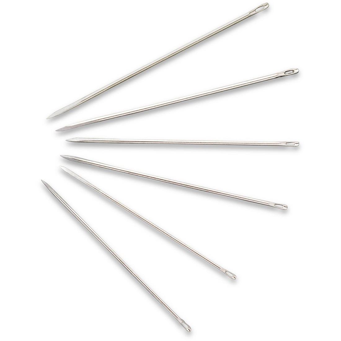 Prym Leather Needles With Triangular Point Sizes 3 - 7 Assorted