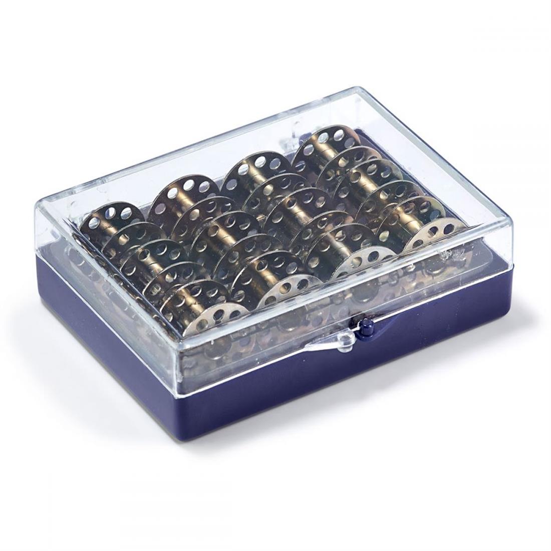 Prym Bobbin Box with Metal Sewing Machine Bobbins