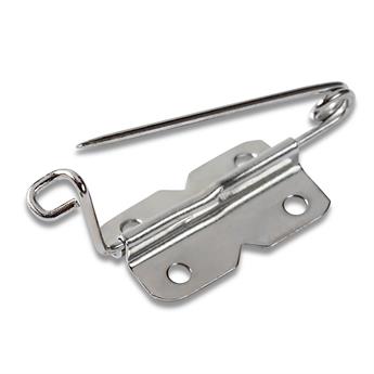 Prym Badge & Brooch PinWith Plate 27mm 4pcs
