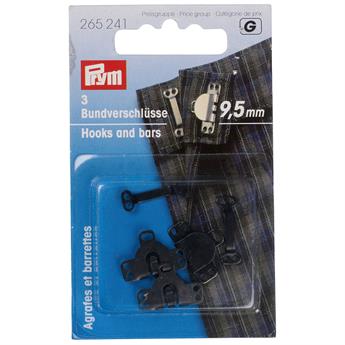 Prym Trouser And Skirt Hooks/Bars Brass 9.5mm