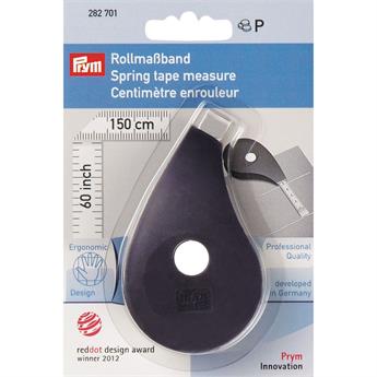 Prym Spring Tape Measure Ergonomic Imperial 60 Inch