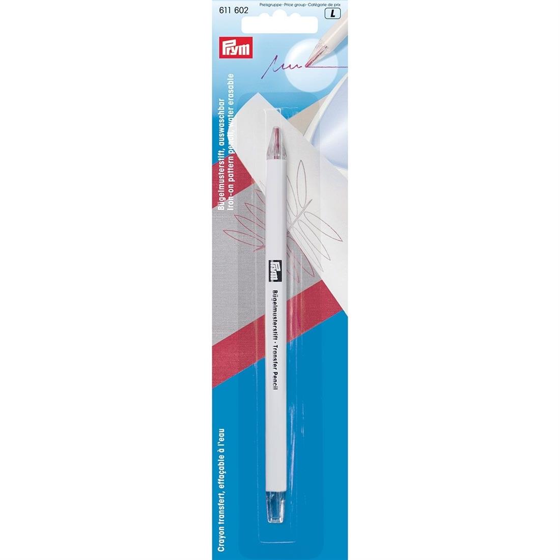 Prym Iron-On Pattern Pen Water Erasable Red